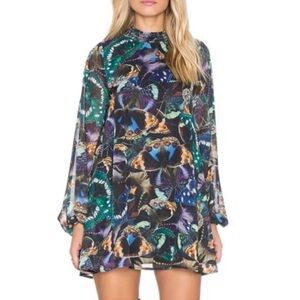 Show Me Your Mumu Multicolor Butterfly Print Dress